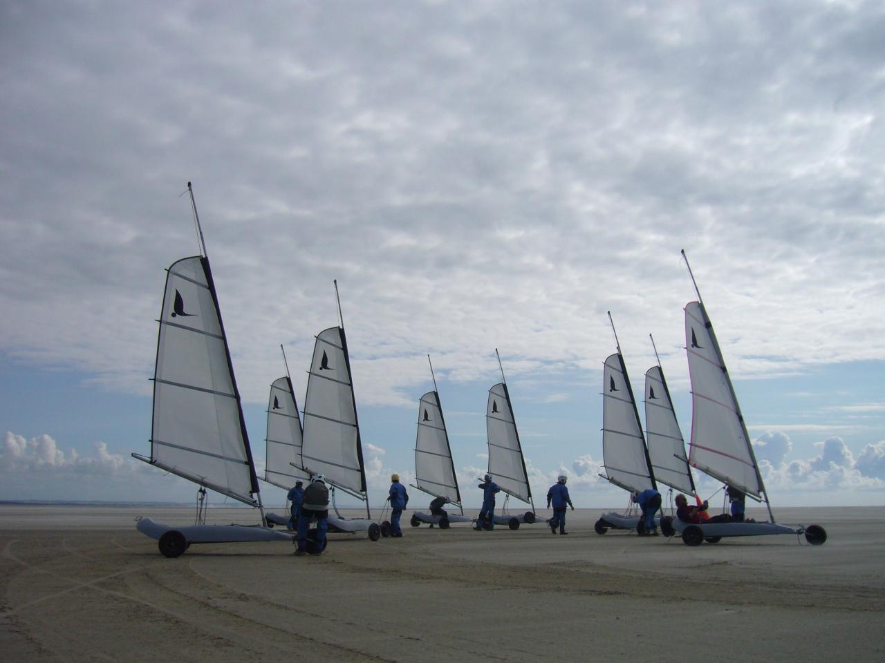 Découvrez la Baie de Somme en char à voile